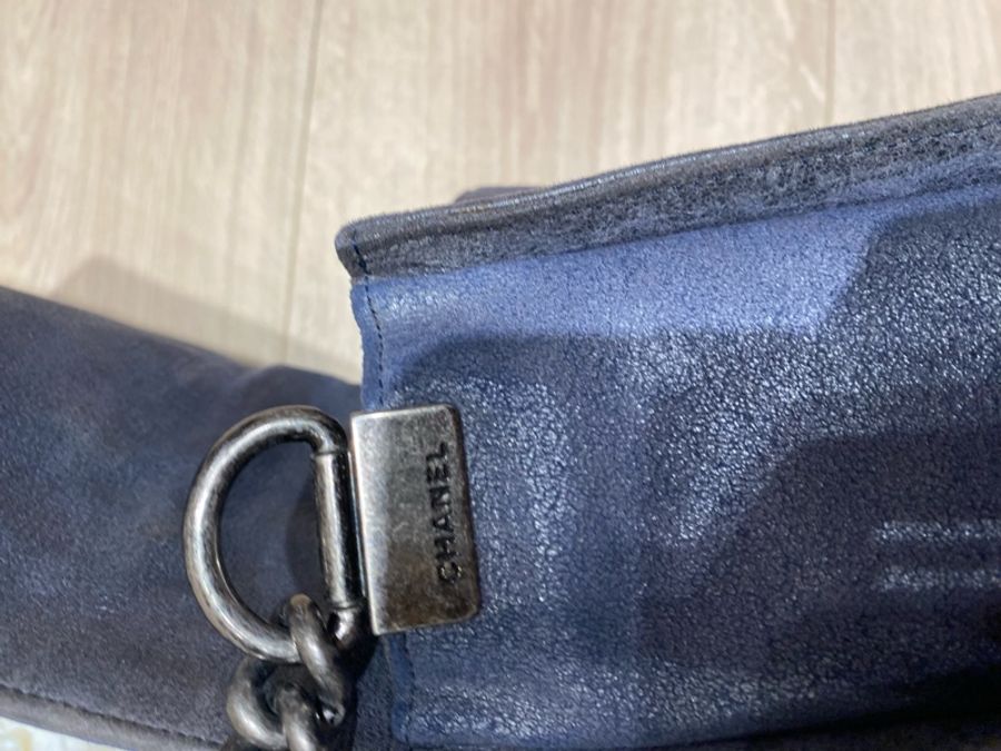 Chanel 香奈兒口蓋包 Leboy bag 牛仔色-25