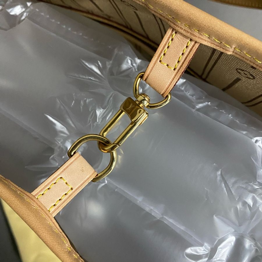 🔥🔥🔥全新LV Neverfull 經典老花款購物包 中款-11