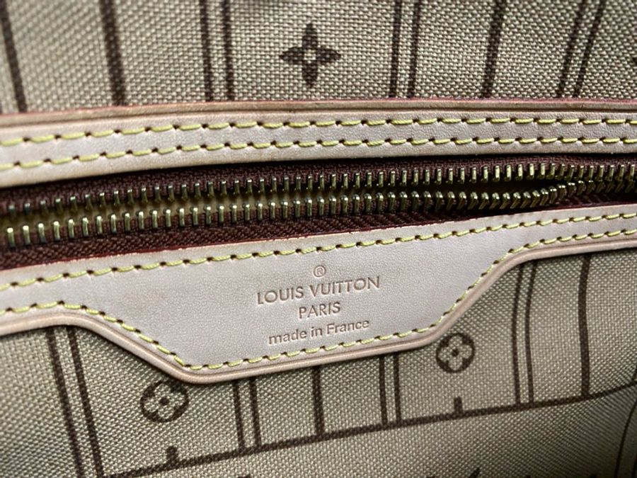 🔥🔥🔥全新LV Neverfull 經典老花款購物包 中款-16