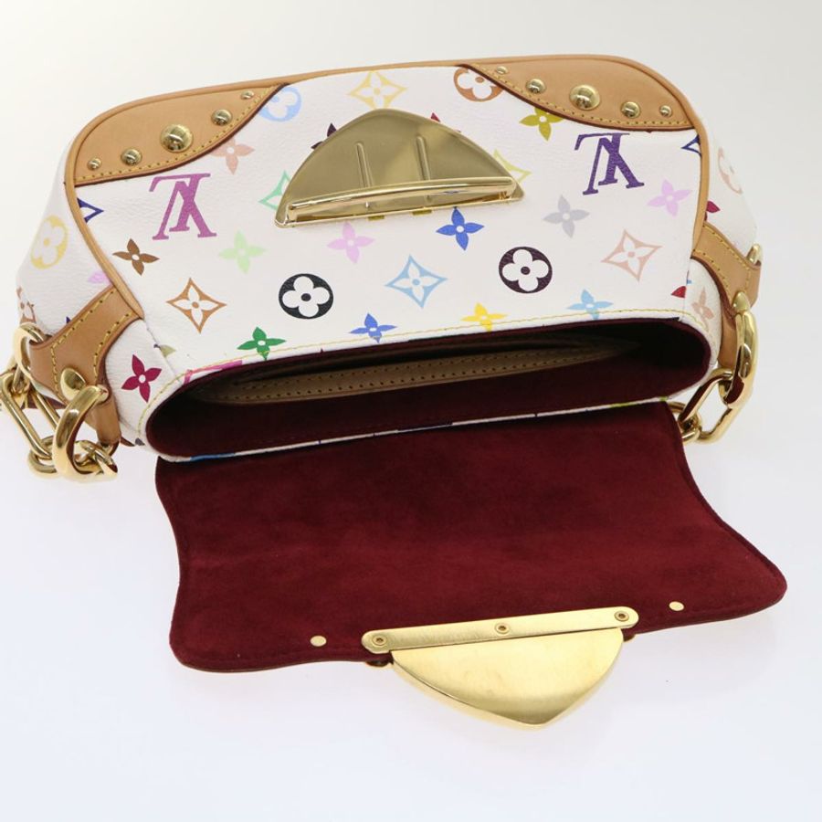 【日本直送】路易威登 Monogram 多色 Marilyn 單肩包 白色 M40127 正品 am4684-8