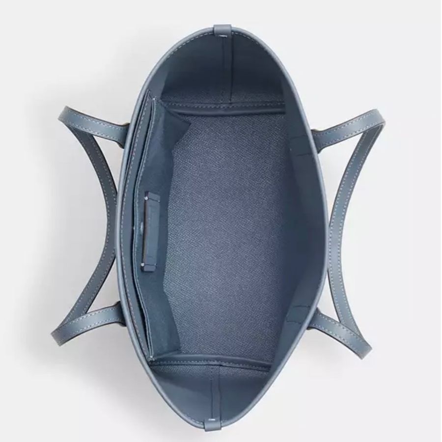 Coach mini tote 馬車 藍色 迷你 托特包-7