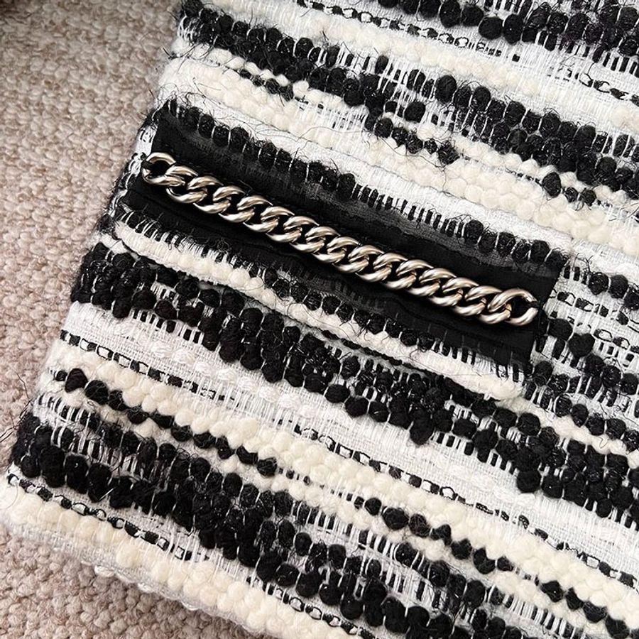 PROENZA SCHOULER 黑白毛呢外套-11
