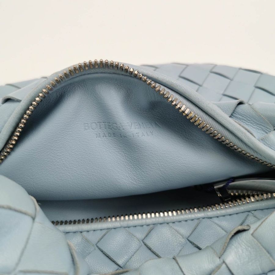 Bottega Veneta Jodie迷你羊皮Intrecciato 編織結扣手提包-5