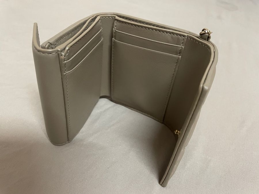 全新🌟 LADY DIOR LOTUS 銀包 三折短夾-5