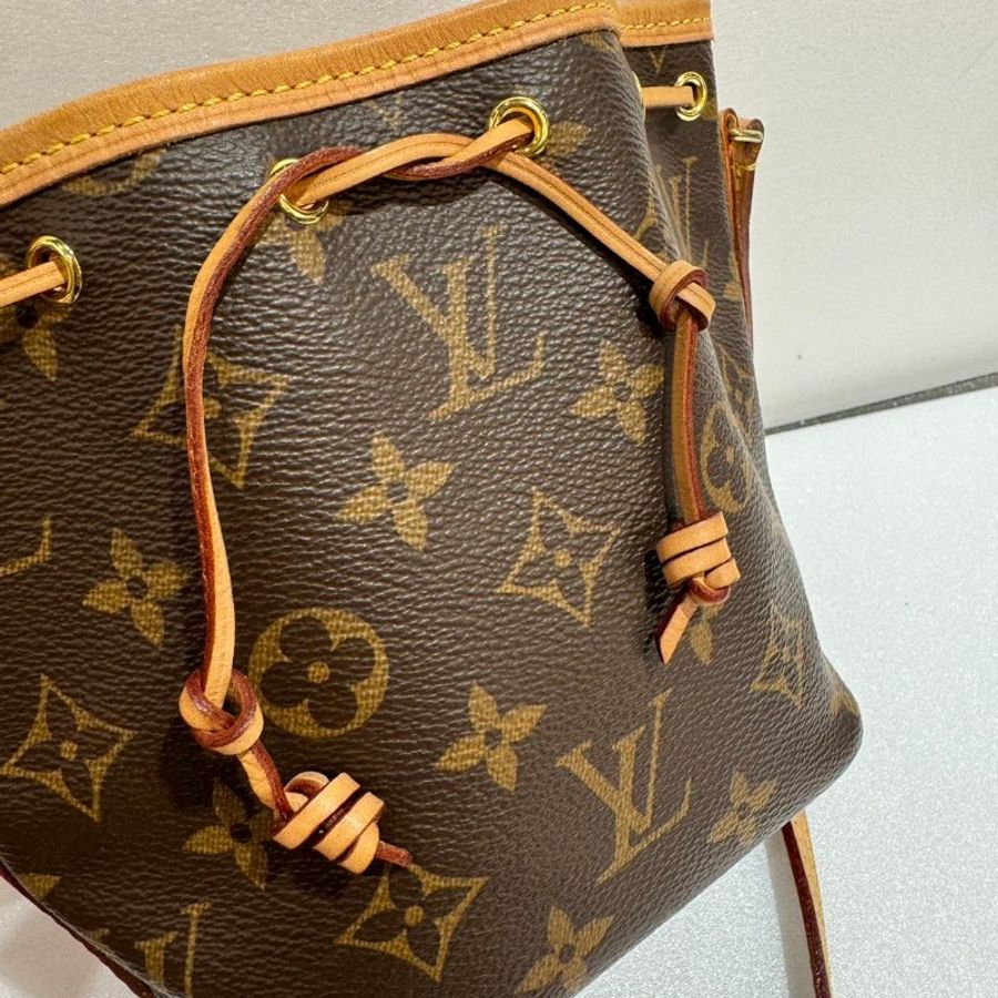 LV Nano Noe 斜背包/側背包/迷你水桶包 M41346 9成新-8