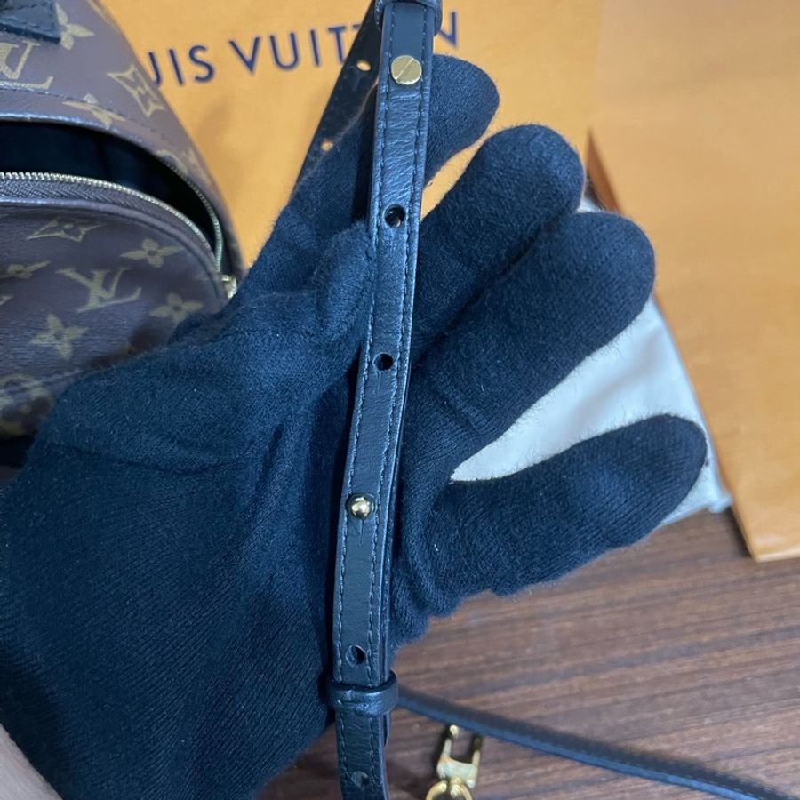 Lv經典老花小書包mini (購證配件完整齊全)-31