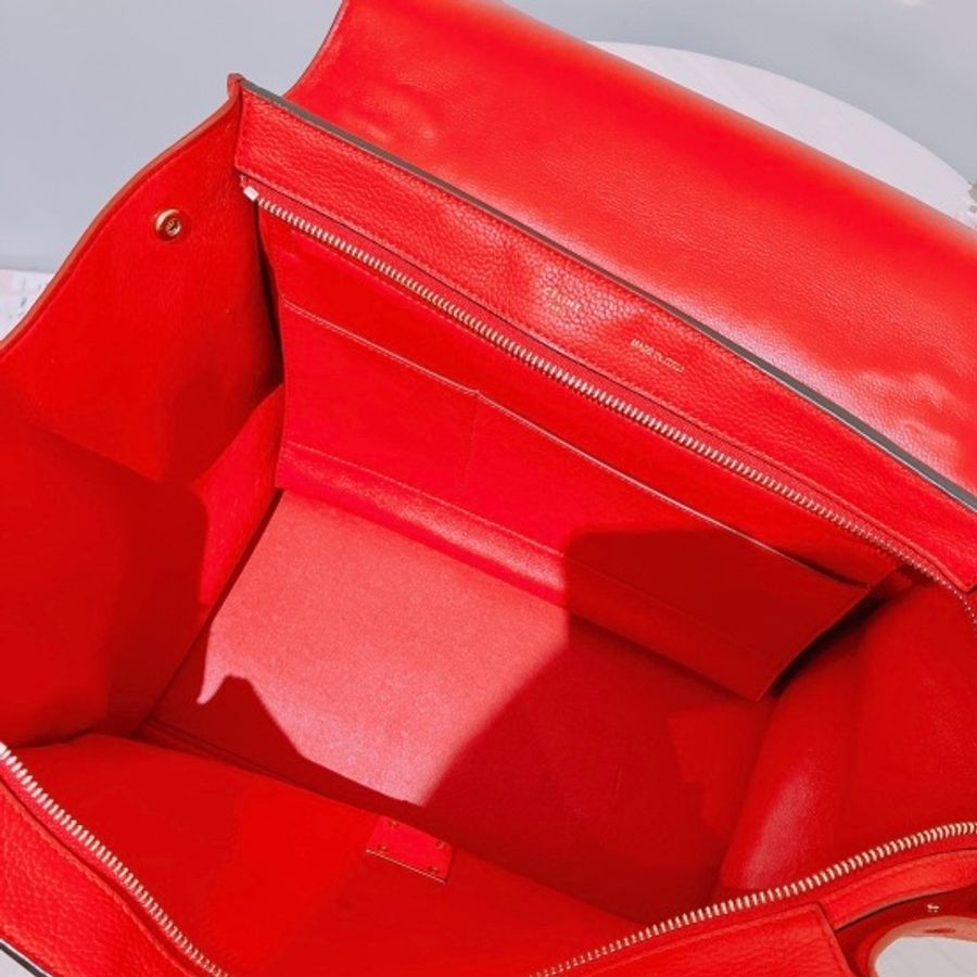 CELINE 思琳鞦韆包 紅色 大號 TRAPEZE BAG RED LARGE SIZE-4