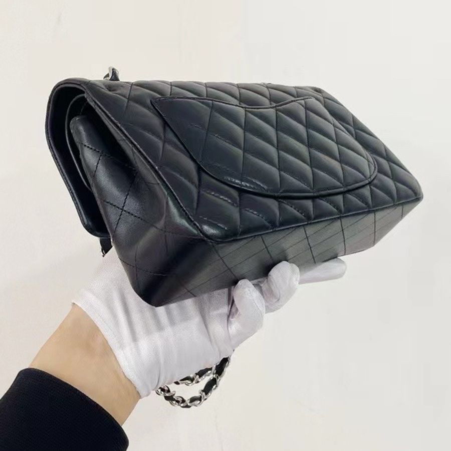 Chanel Lambskin CF23 銀扣-4
