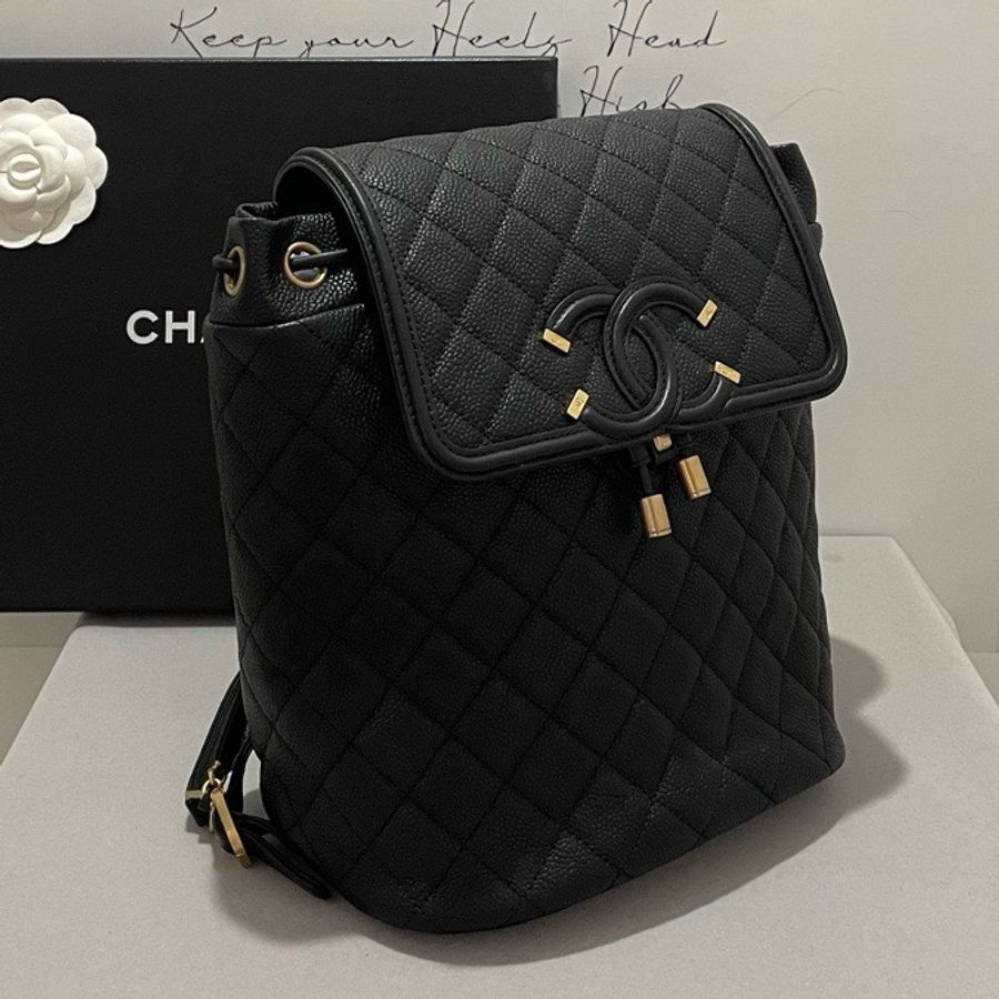 Chanel Vanity Case 系列荔枝皮背包-2