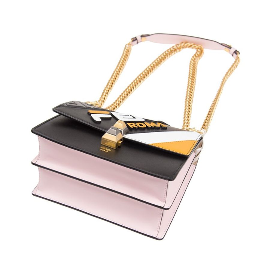 【促銷品】Fendi 8M0381 Mania 小款 Kan I 小牛皮包-12