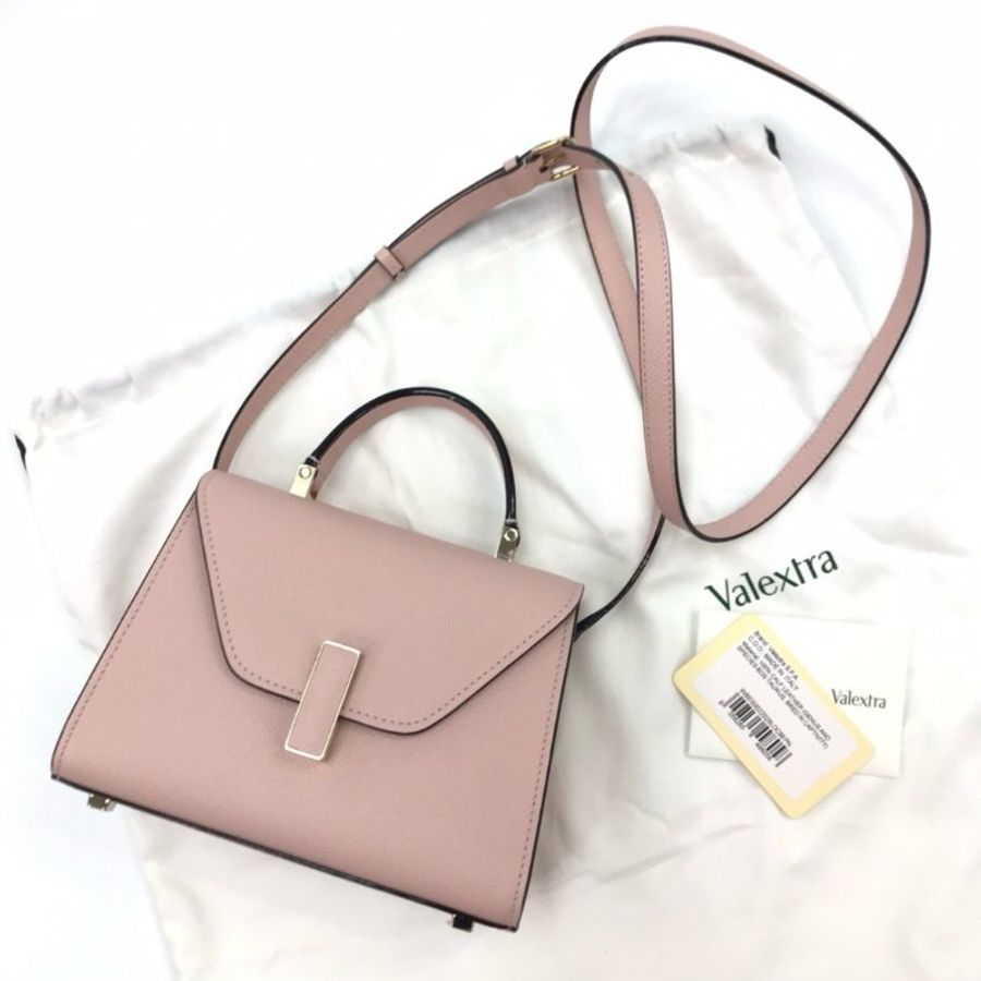 🎁當季特價🎁Valextra Micro Iside 兩用包 牡丹粉色/義大利愛馬仕-16