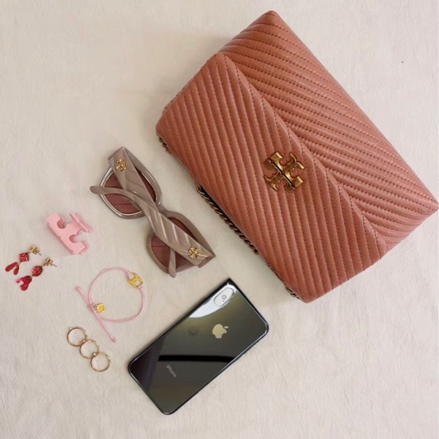 TORY BURCH 全新KIRA MOTO QUILT SMALL CONVERTIBLE SHOULDER BAG-0