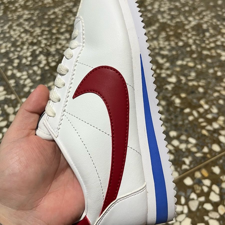 NIKE阿甘鞋 紅白藍款-2