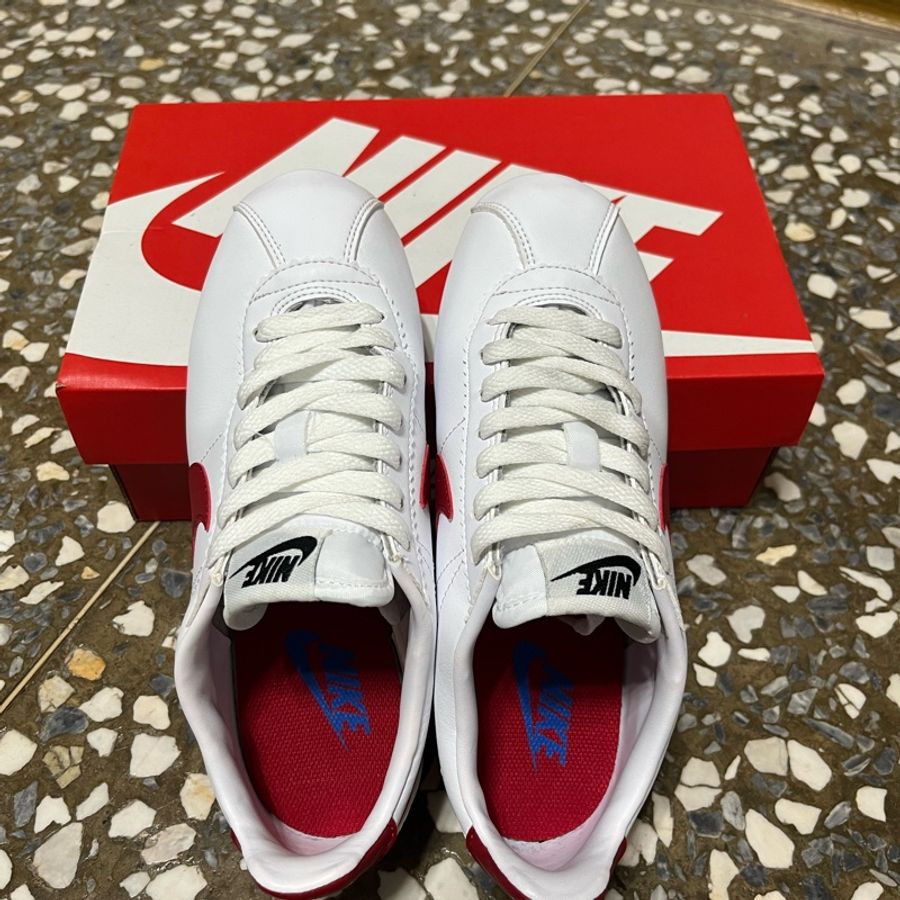 NIKE阿甘鞋 紅白藍款-7