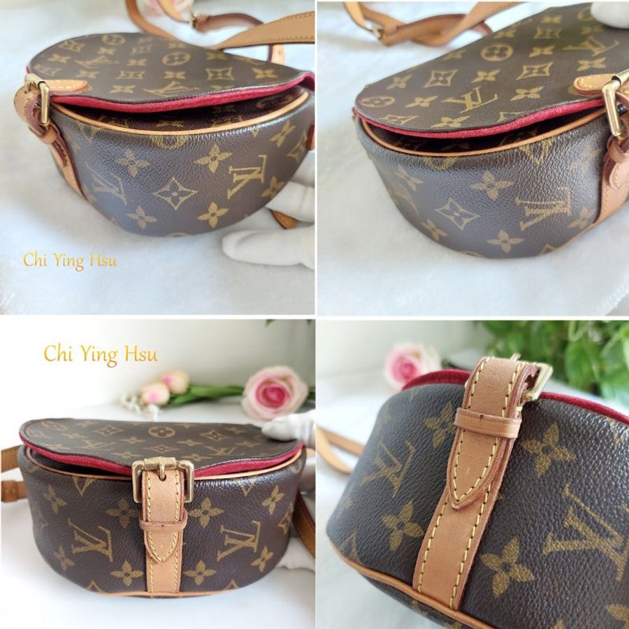Louis Vuitton 🎀現品實拍 🎀LV M51179 Tambourin 老花鈴鼓包斜/肩背包~二手約9成新-8