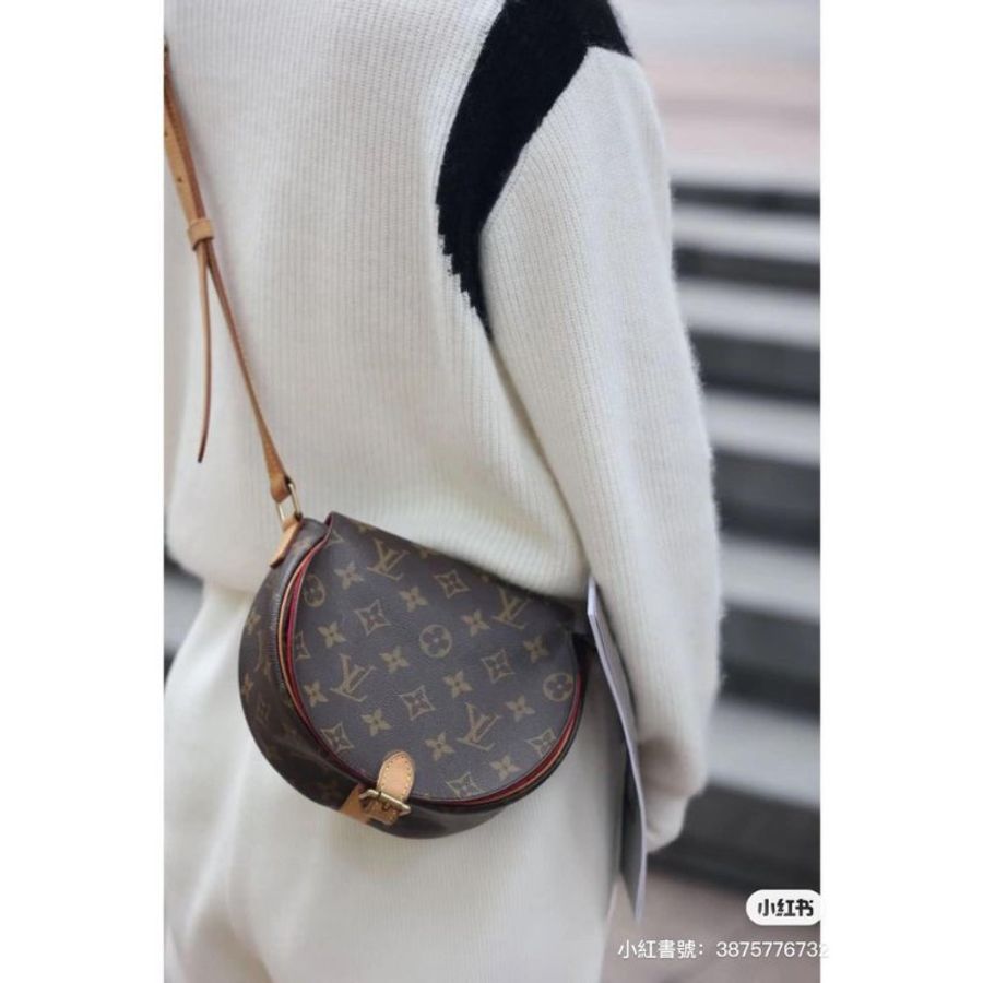 Louis Vuitton 🎀現品實拍 🎀LV M51179 Tambourin 老花鈴鼓包斜/肩背包~二手約9成新-9
