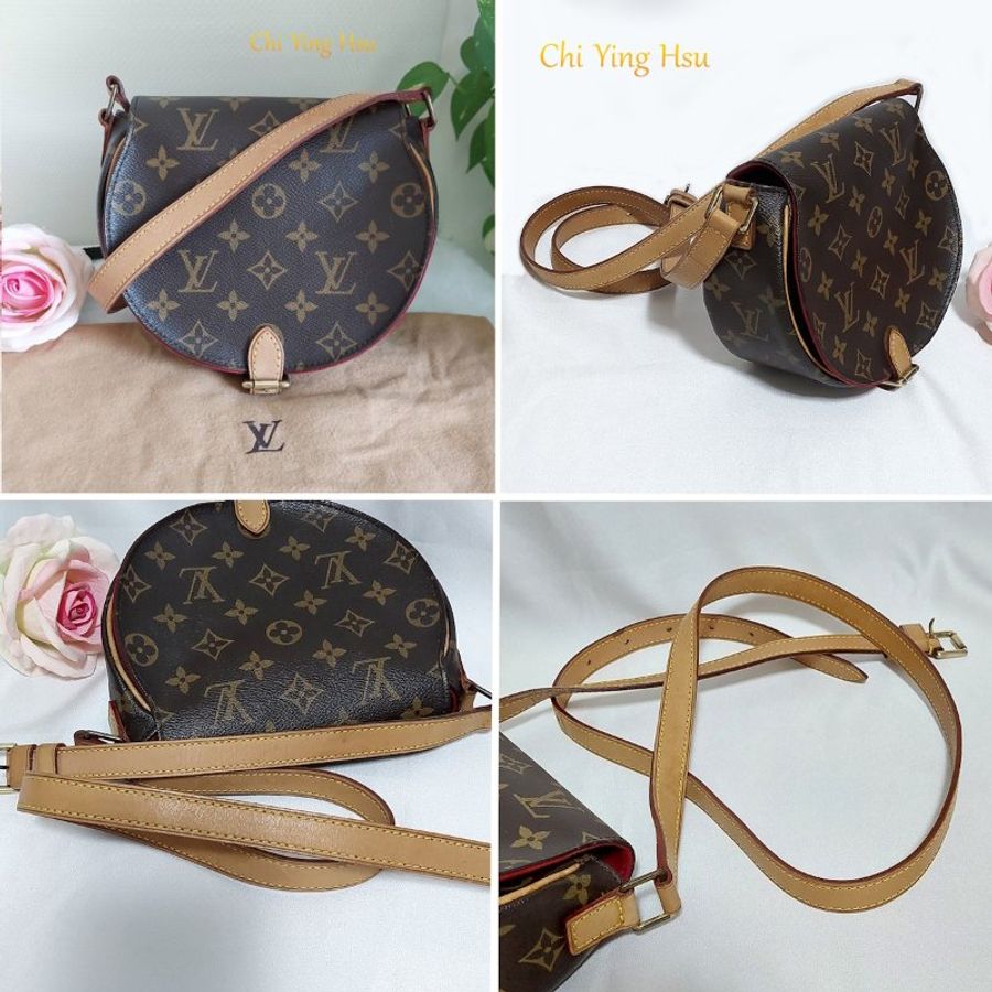Louis Vuitton 🎀現品實拍 🎀LV M51179 Tambourin 老花鈴鼓包斜/肩背包~二手約9成新-15