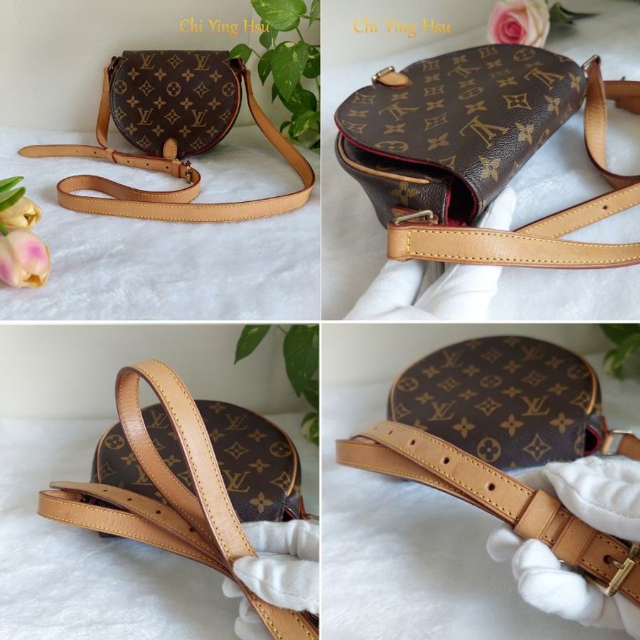 Louis Vuitton 🎀現品實拍 🎀LV M51179 Tambourin 老花鈴鼓包斜/肩背包~二手約9成新-18