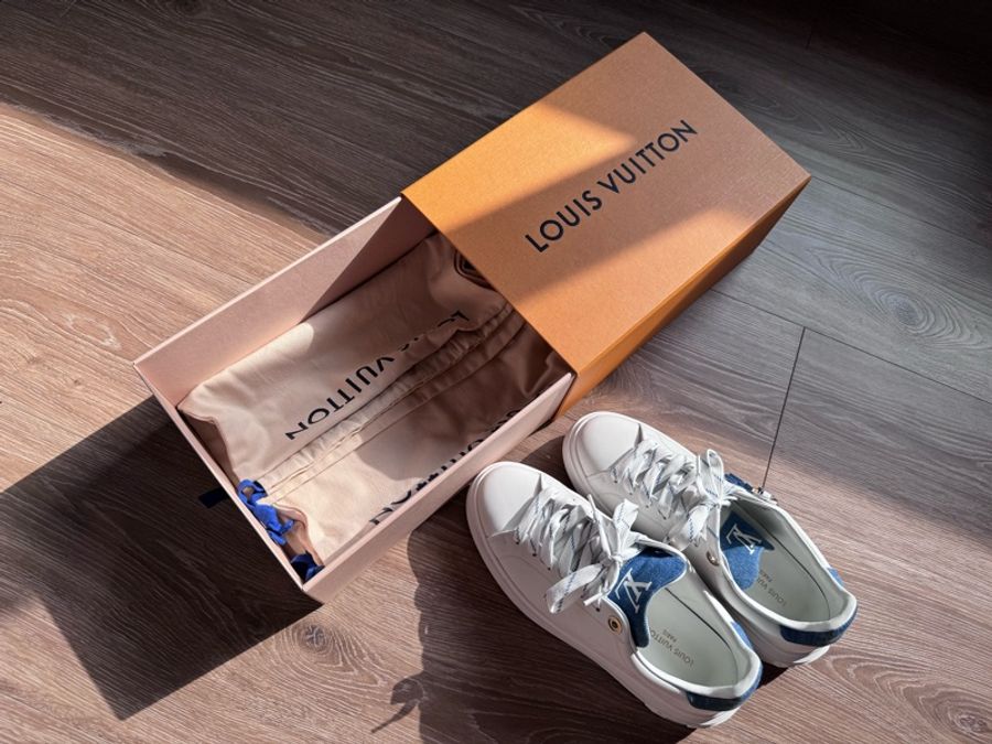 LOUIS VUITTON Time Out Sneaker休閒鞋38號-4