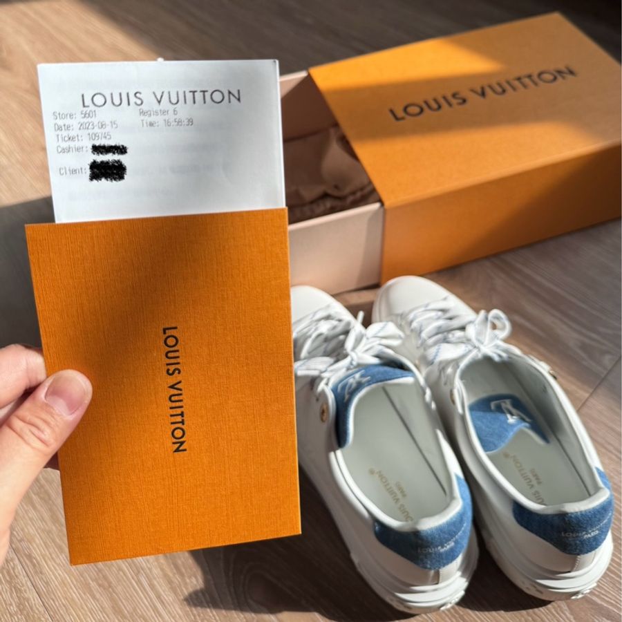 LOUIS VUITTON Time Out Sneaker休閒鞋38號-18