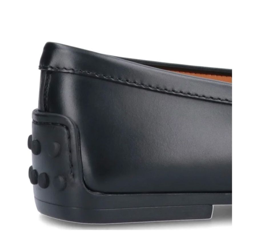全新TOD’S黑色樂福鞋-2