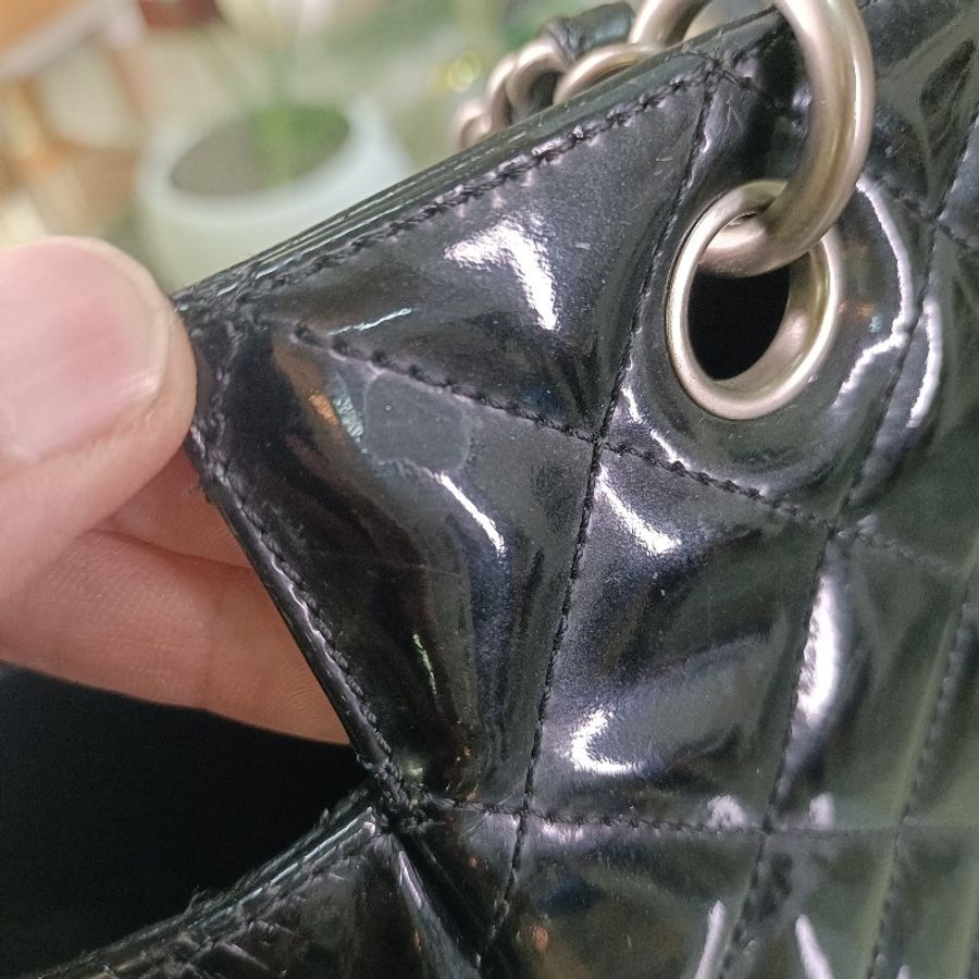 CHANGL香奈兒漆皮手提包肩揹包-30