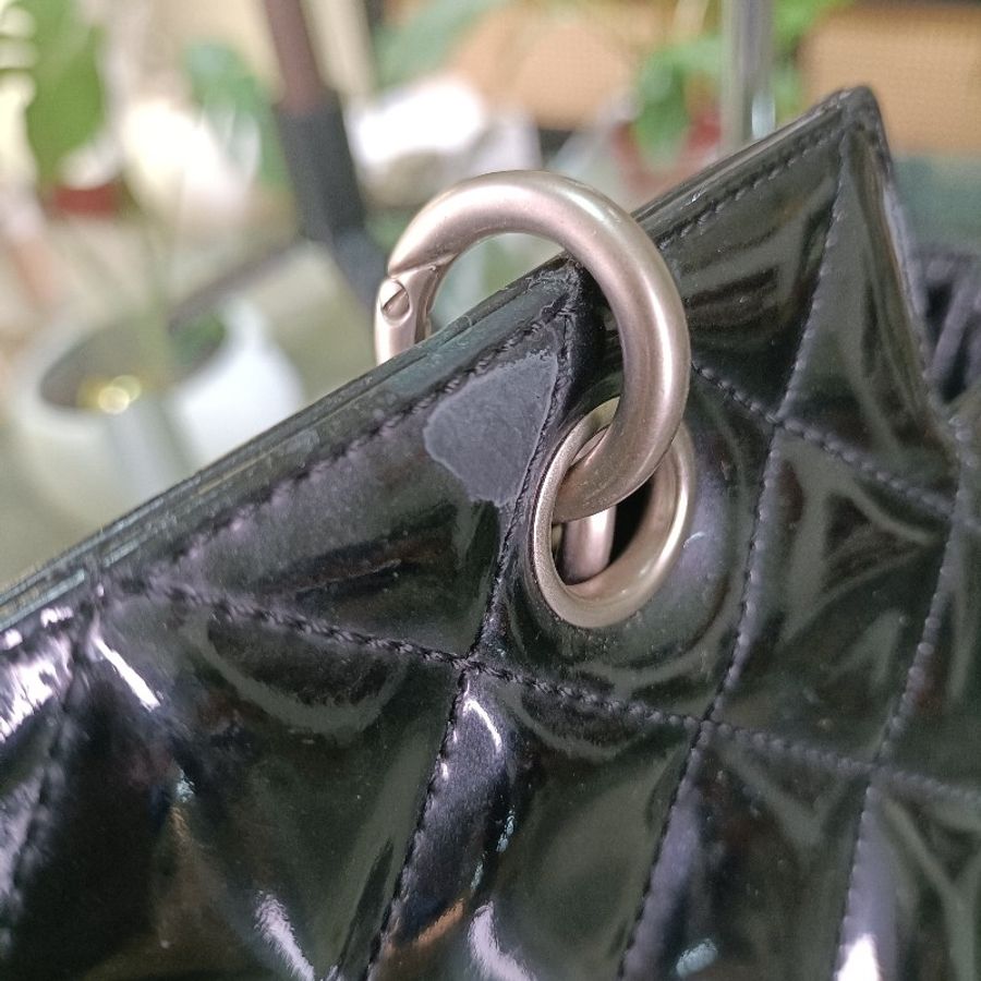 CHANGL香奈兒漆皮手提包肩揹包-31