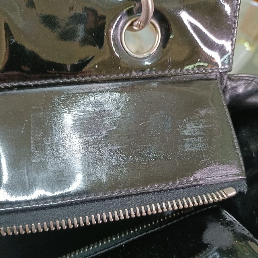 CHANGL香奈兒漆皮手提包肩揹包-32