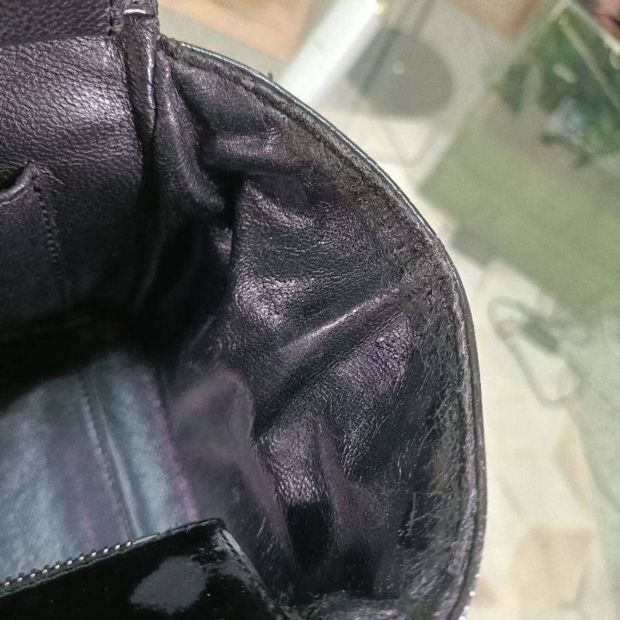 CHANGL香奈兒漆皮手提包肩揹包-33