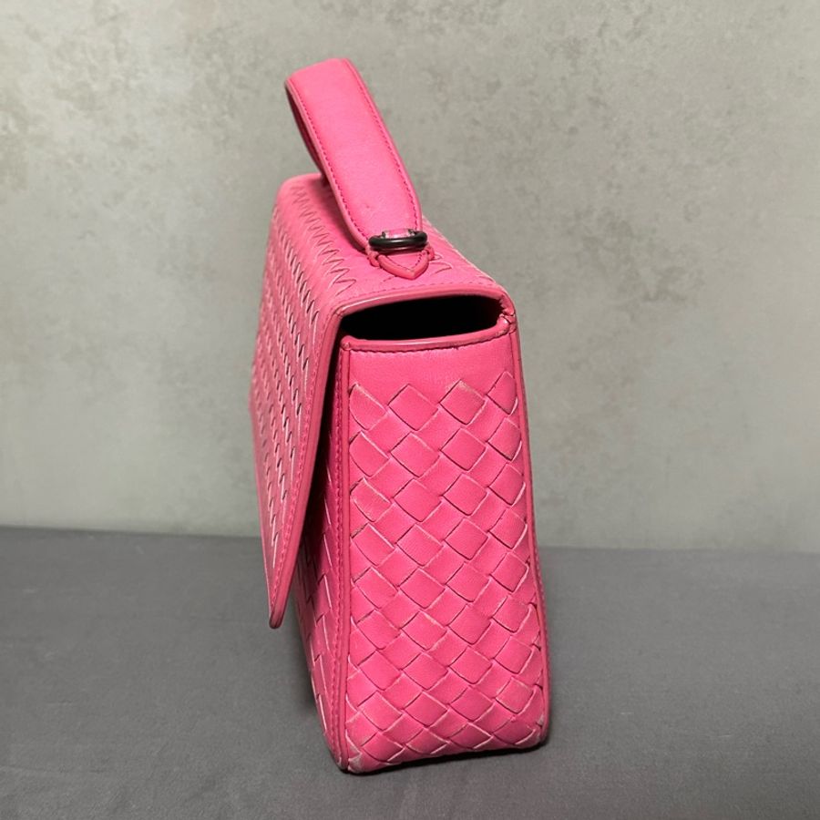 Bottega Veneta 桃粉色側背包 BV-4