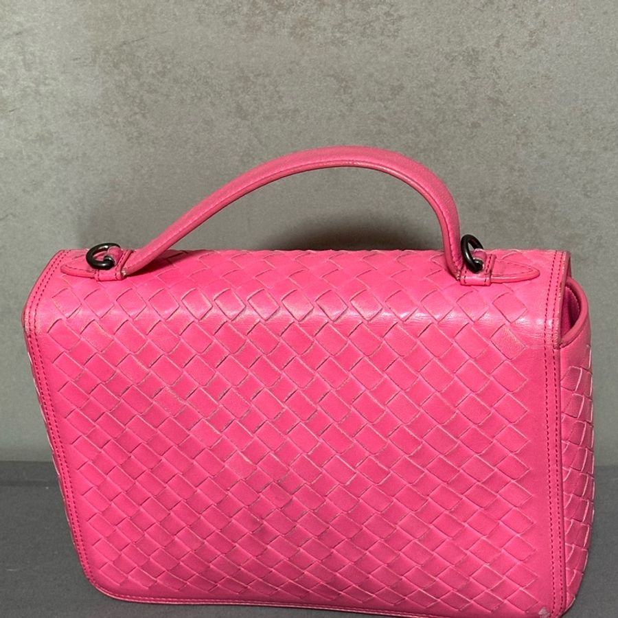Bottega Veneta 桃粉色側背包 BV-6