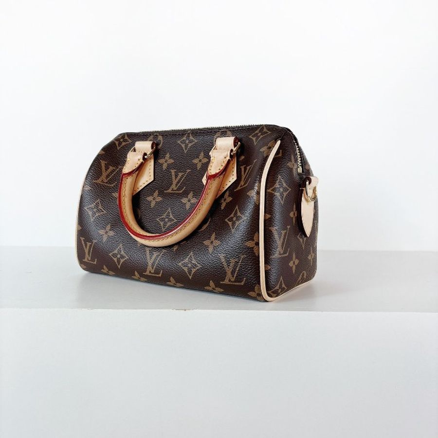 Lv Speedy 20 新款 奶茶色背帶-2