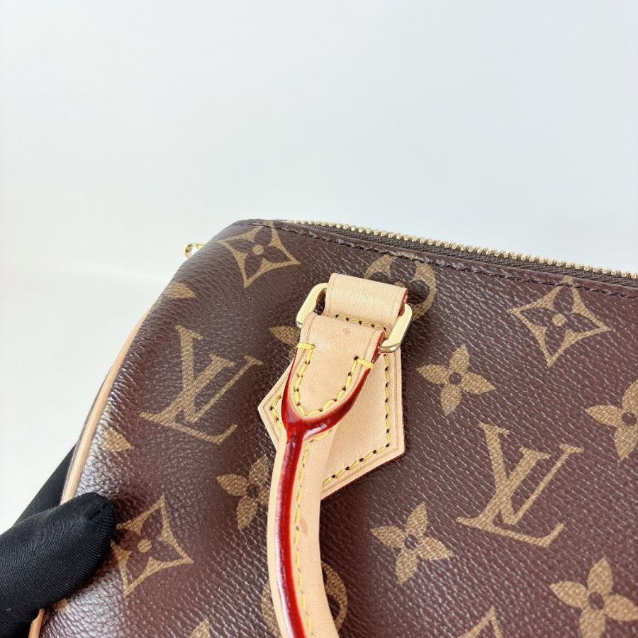 Lv Speedy 20 新款 奶茶色背帶-14