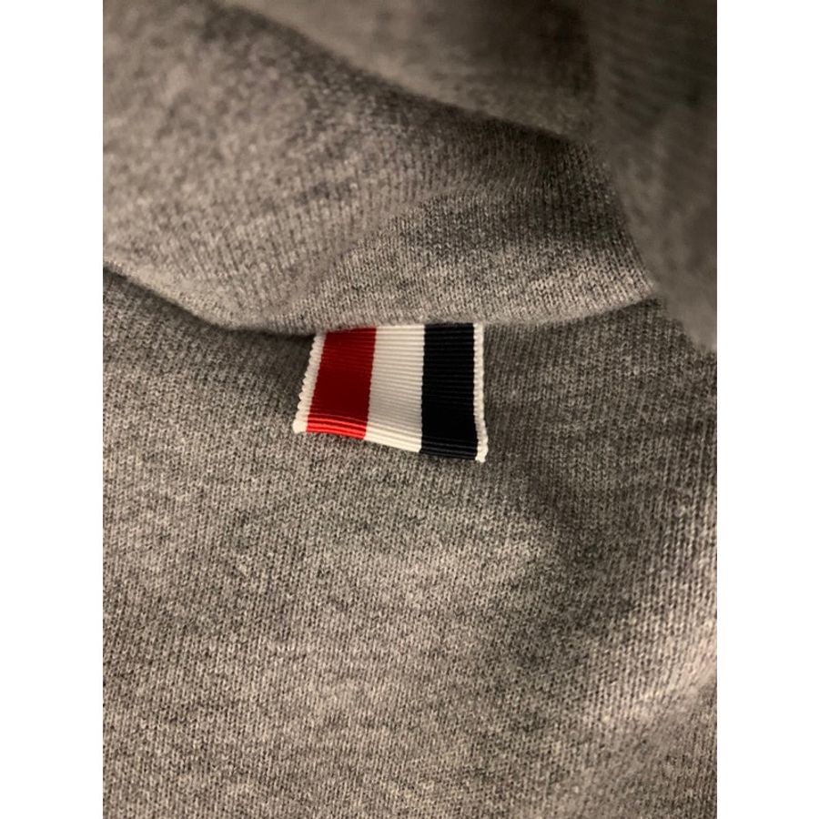 ThomBrowne 灰色四線連帽外套-5
