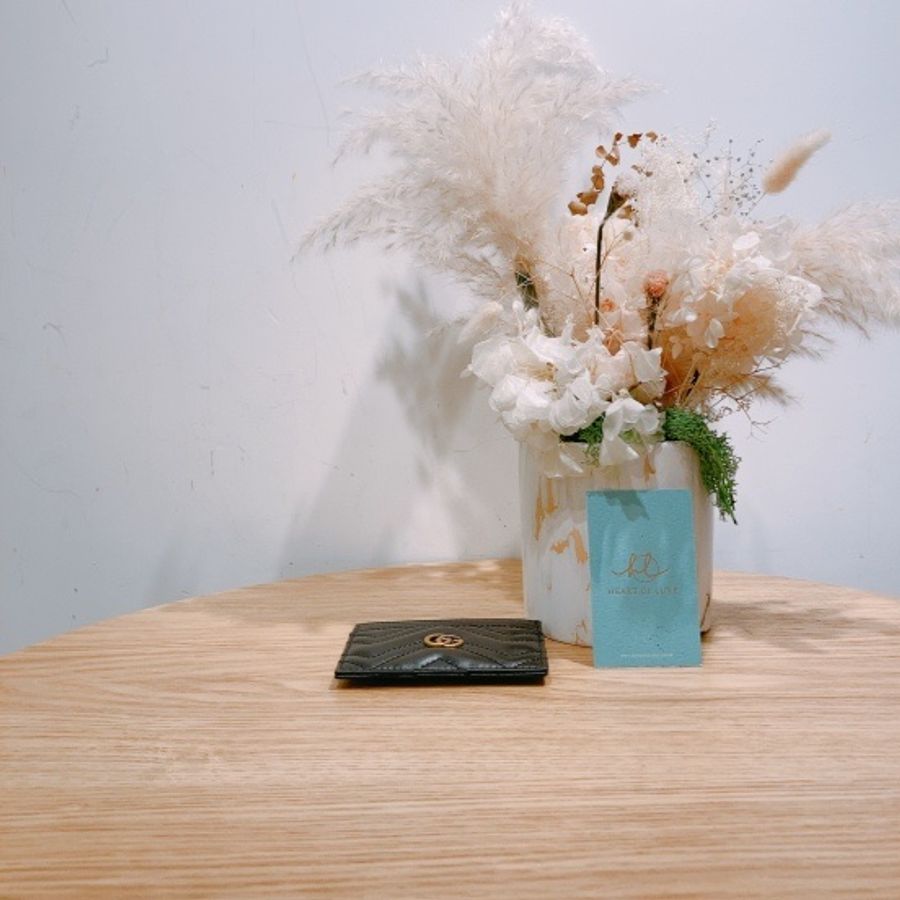 Gucci 古馳經典GG卡包 Card Holder gucci卡包 黑色-2