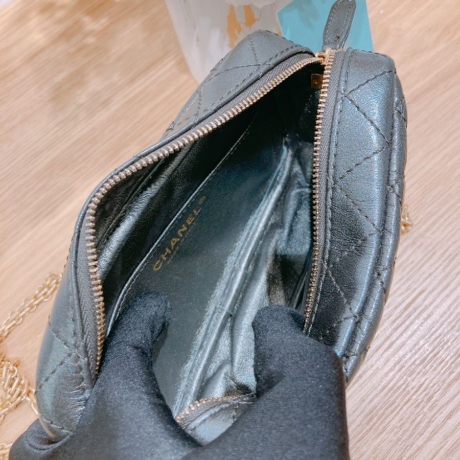 Chanel 仿舊小牛皮及金色金屬 2.55迷你手袋Mini 2.55 Carmera Bag-4