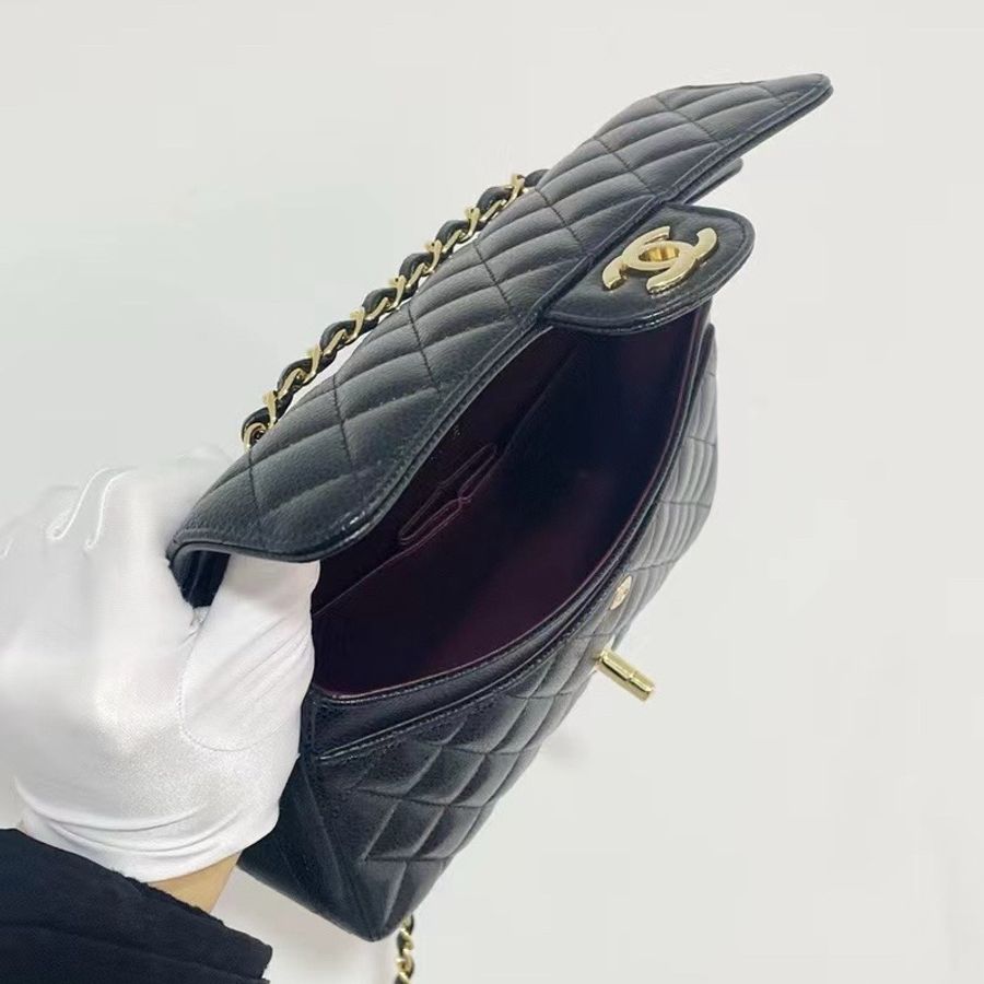 Chanel Caviar CF23 金扣-5