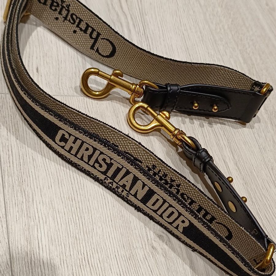 Christian Dior 經典 J’ADIOR 肩背包 鍊帶肩背包 手拿包 斜背包掀蓋式 黑色小牛皮 另附兩款背帶-17