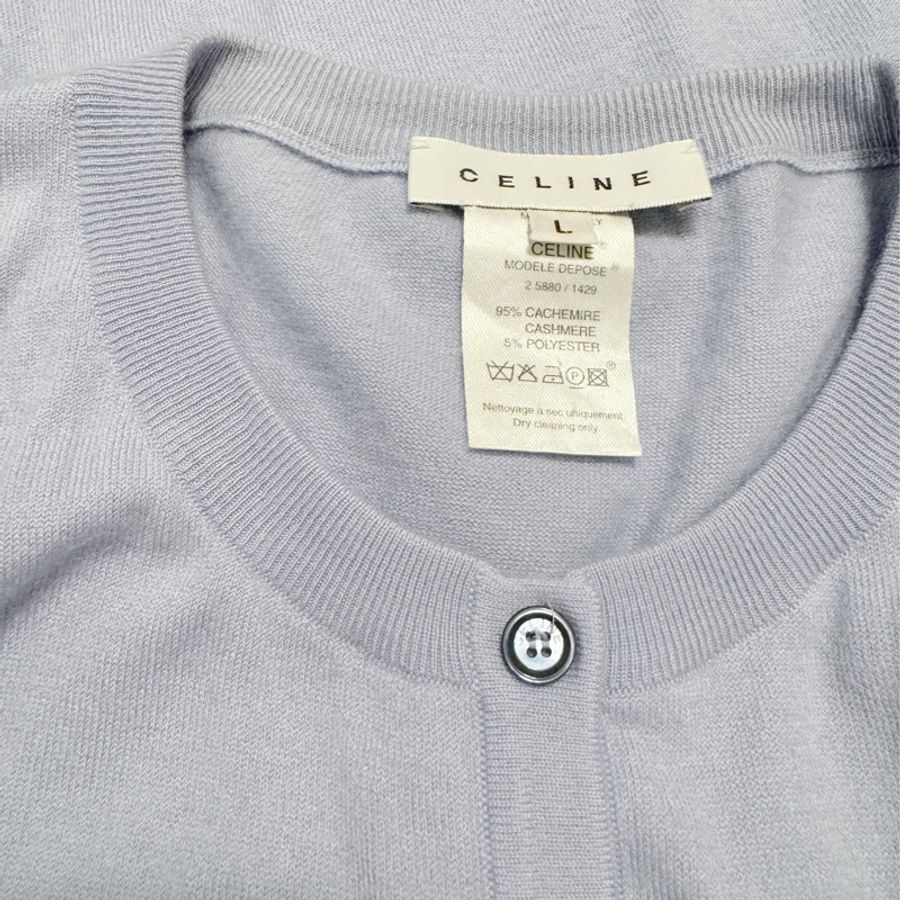 🍒CELINE CACHEMRE八分袖上衣 size:L / 2F240104-3-5