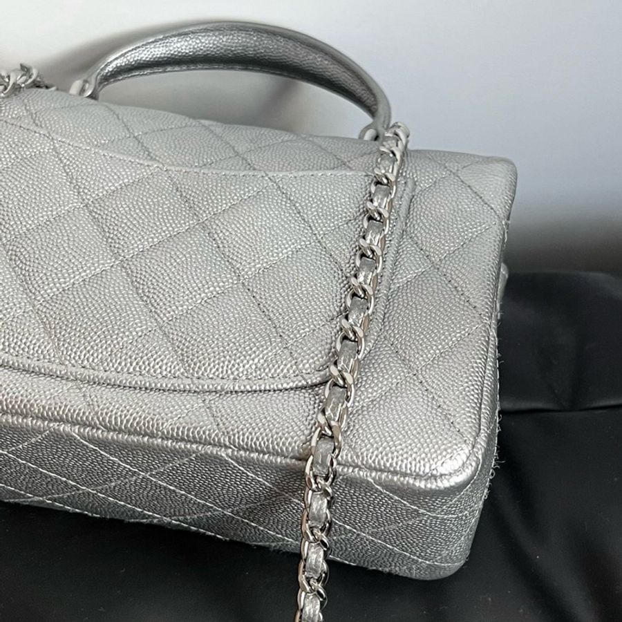 Chanel Top Handel 銀色 罕有款-1