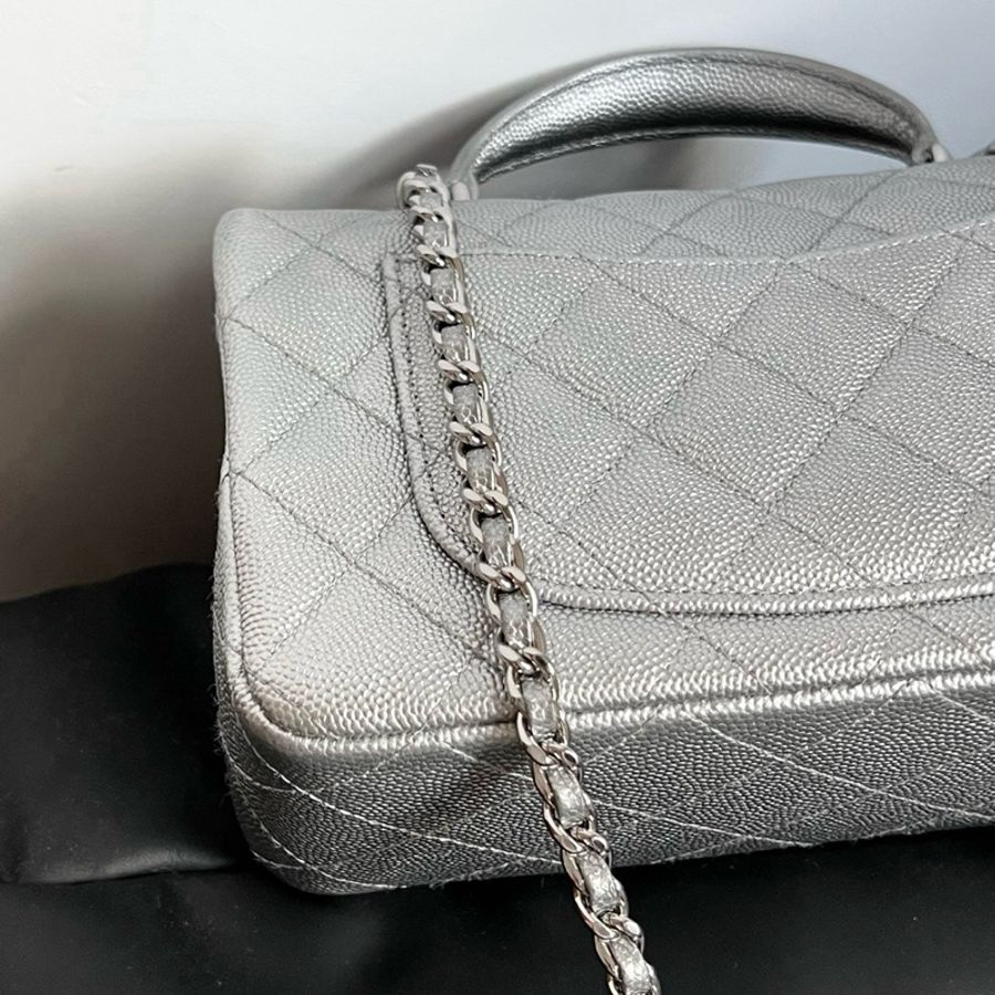 Chanel Top Handel 銀色 罕有款-2