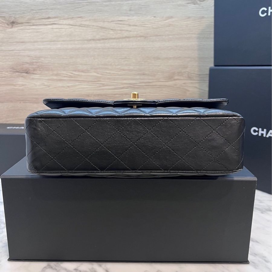 CHANEL CF25 黑金羊皮 25開 99新-27