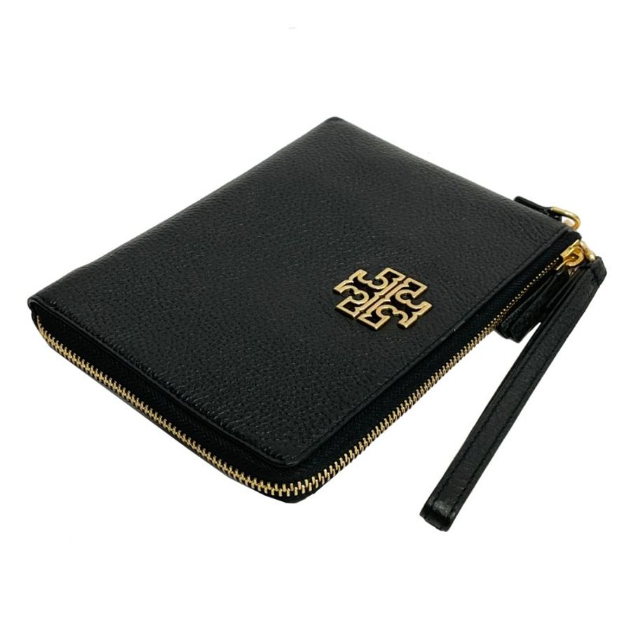 【全新】TORY BURCH 牛皮大零錢/手拿包(大款-黑)-3
