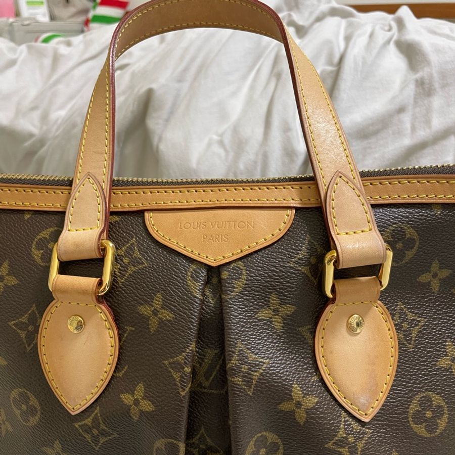LV M40145 PALERMO 經典Monogram 老花肩背/斜背/手提包 二手精品 正貨-4