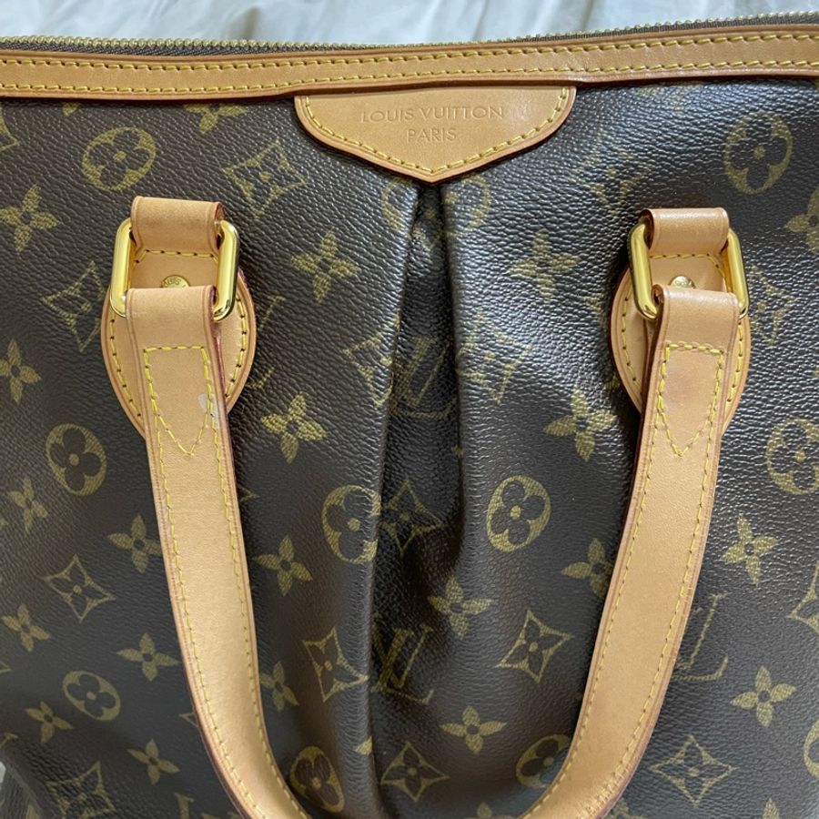 LV M40145 PALERMO 經典Monogram 老花肩背/斜背/手提包 二手精品 正貨-12