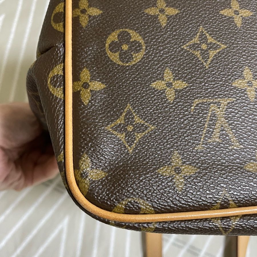 LV M40145 PALERMO 經典Monogram 老花肩背/斜背/手提包 二手精品 正貨-20