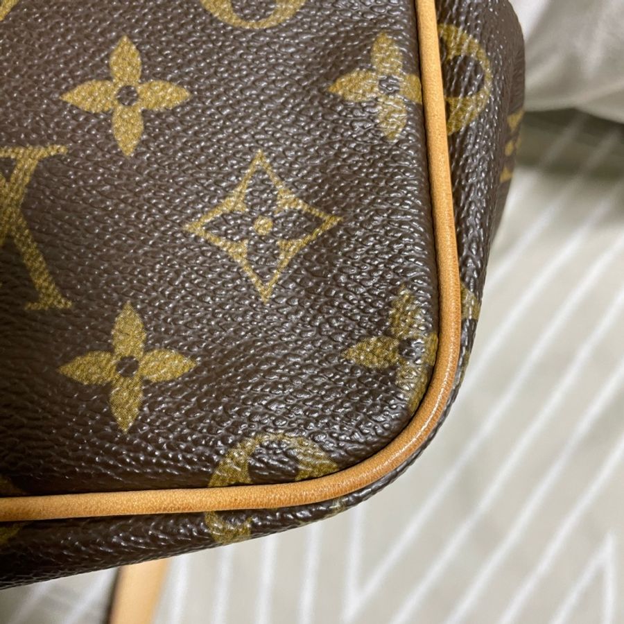 LV M40145 PALERMO 經典Monogram 老花肩背/斜背/手提包 二手精品 正貨-23