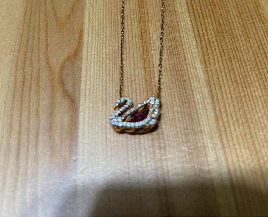 SWAROVSKI Dancing Swan項鍊-1