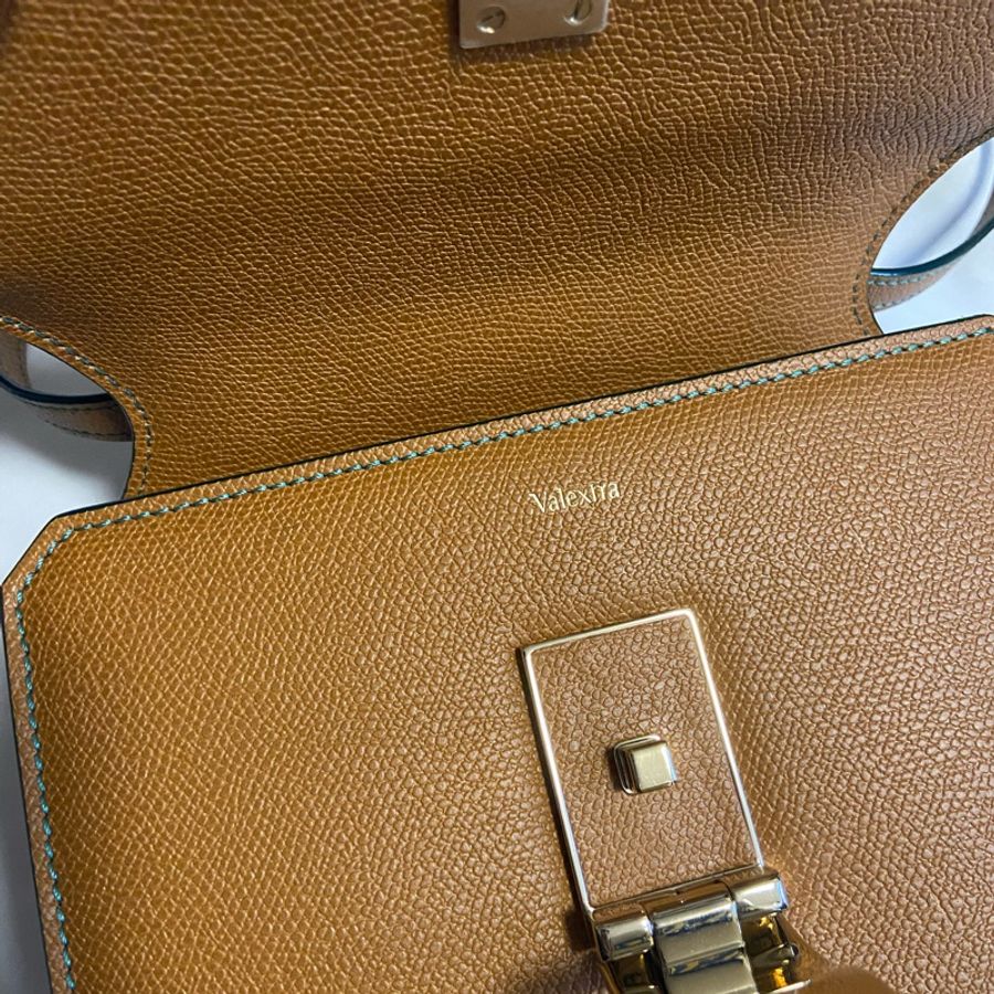 全新valextra nolo crossbody mini bag (Havana brown)-2