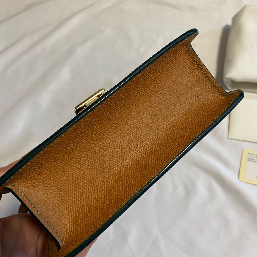 全新valextra nolo crossbody mini bag (Havana brown)-8